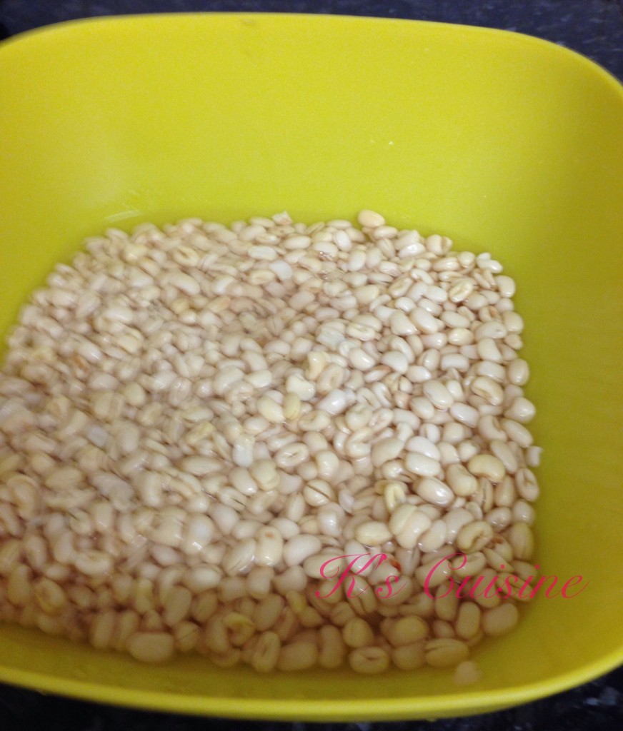 How to peel beans using blender K's Cuisine