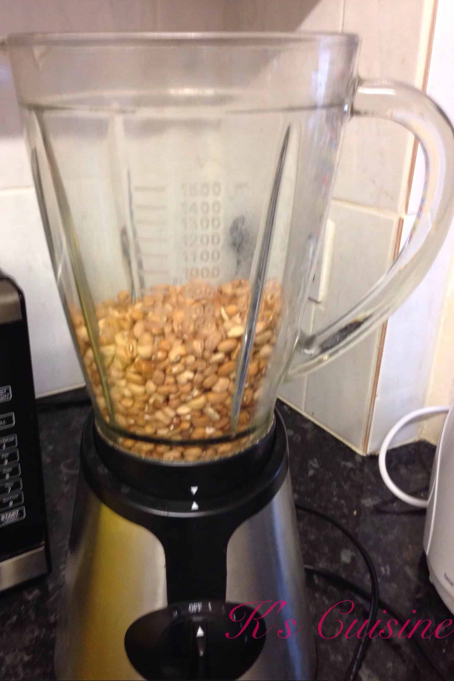 How to peel beans using blender K's Cuisine