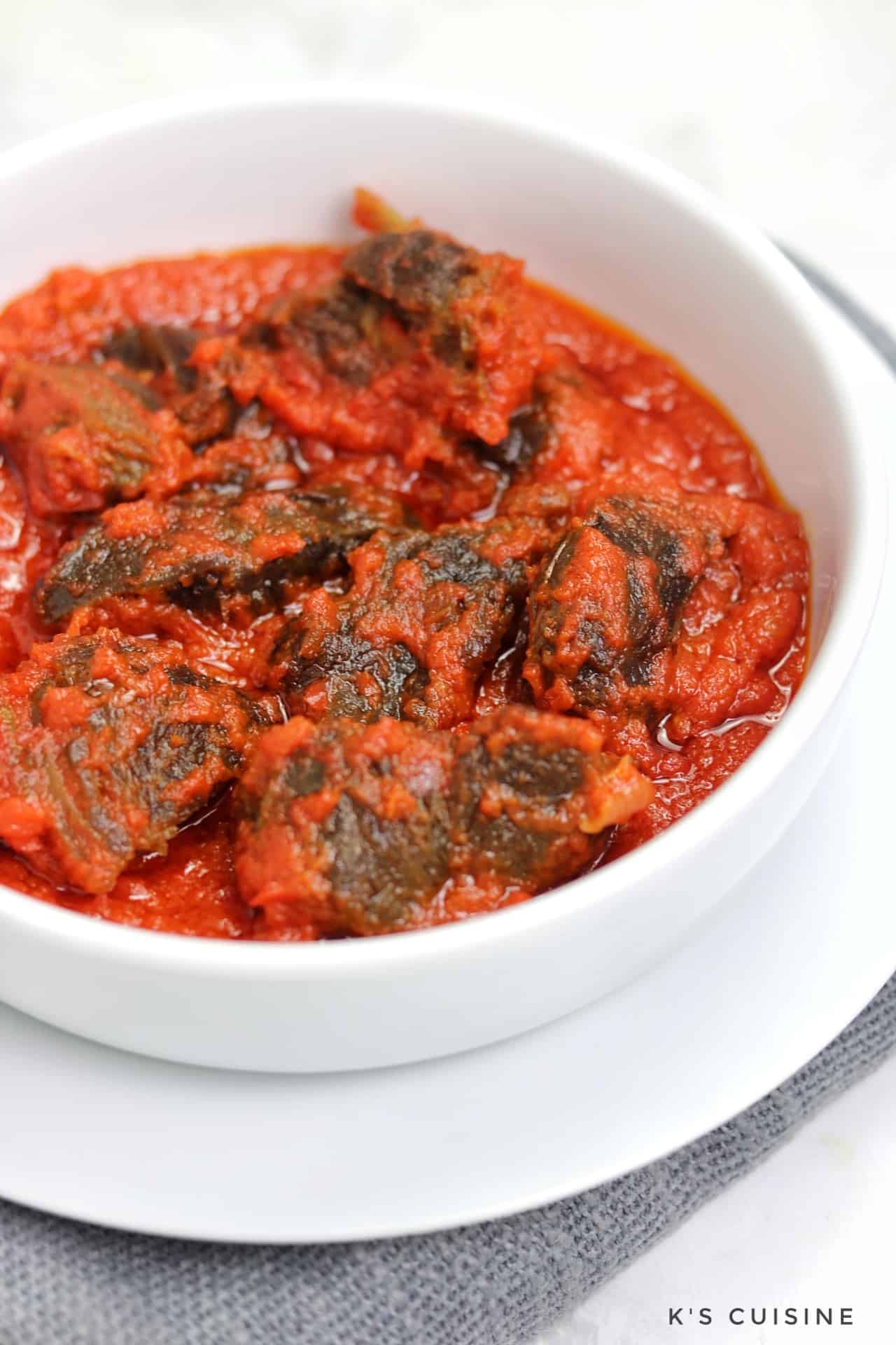 Nigerian Beef Stew Classic Nigerian Stew Recipe K S Cuisine
