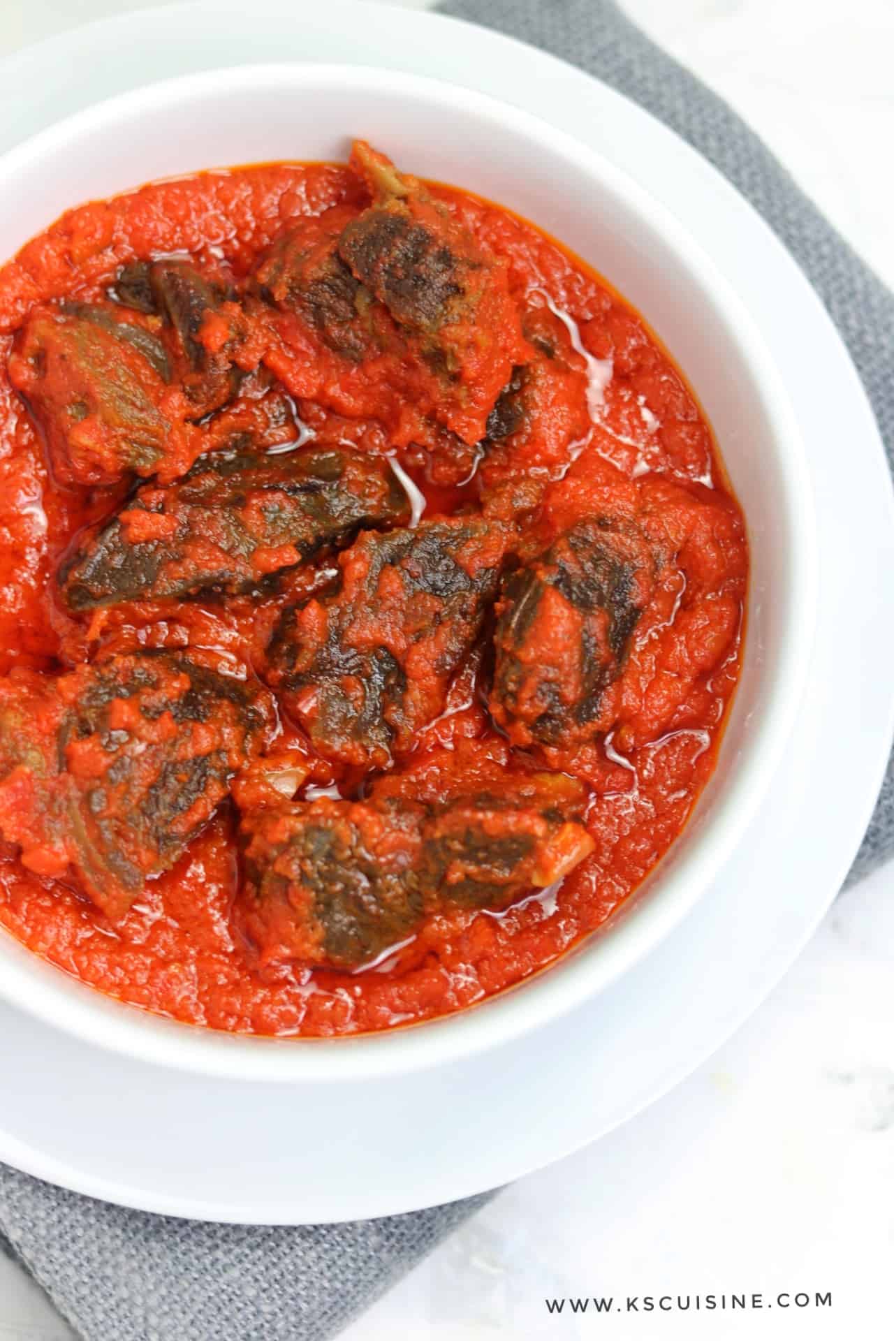 Nigerian Beef Stew Classic Nigerian Stew Recipe K S Cuisine