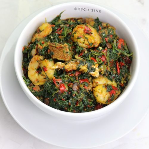 Efo Riro - Efo Riro Recipe - Ks Cuisine